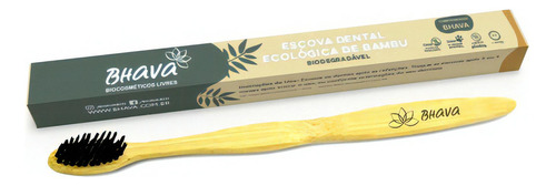 Escova De Dente De Bambu Adulto