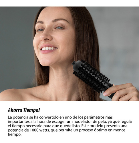 Imagen 7 de 9 de Modelador De Cabello Siegen Sg-2805 Brushing