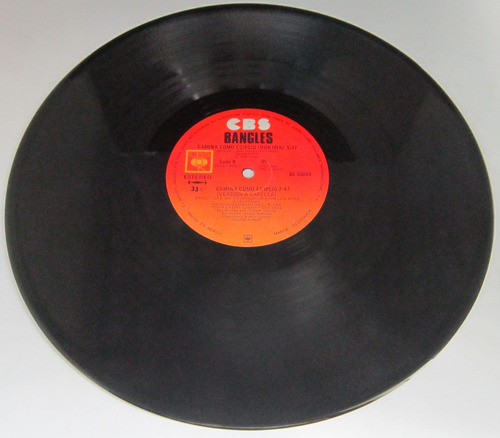Bangles - Walk Like An Egyptian Single Lp (Usado)
