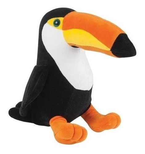 Tucano De Pelúcia 35cm Safari/decoração/brinquedo