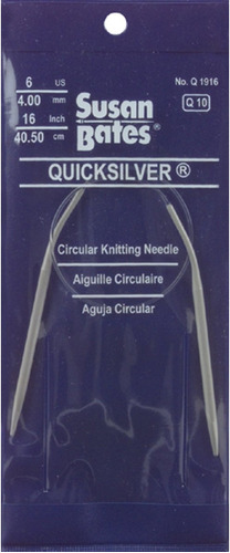 Susan Bate  Quicksilver Circular Aguja Para Tejer 24  1