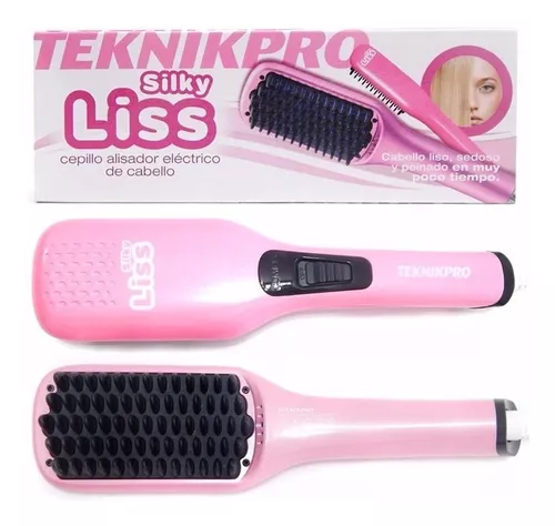 Cepillo Secador Pelo Alisador Eléctrico Teknikpro Blow Brush