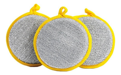 Paño De Limpieza De Cocina Con Esponja Para Lavavajillas, 3