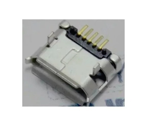 Imagem 1 de 4 de Conector Carga Micro Usb V8-5 Pinos Cel. Tabl.  /26 - 10 Pçs