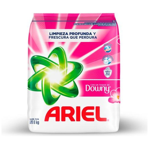 Ariel En Polvo Con Downy 8 Kg