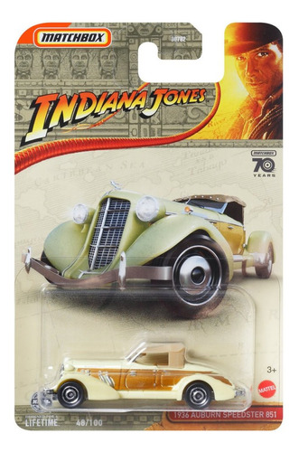 1936 Carro Auburn Speedster 851 A Escala 1:64 Matchbox 