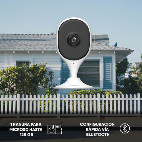Dahua Cámara Wifi Ip C3a Resolución 3mp Con Ia Avanzada Para Detección De Humanos Y Mascotas Equipado Con Wifi 6 Emparejamiento Bluetooth Audio Bidireccional Visión Nocturna Ir De 10m Alarma Bllanca