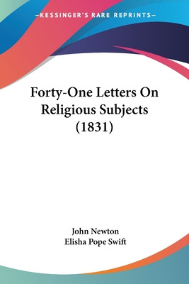 Libro Forty-one Letters On Religious Subjects (1831) - Ne...