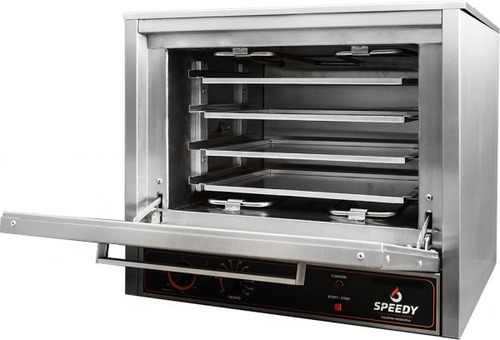 Horno Eléctrico Estático Termostato 4 Guias 60x40cm Speedy