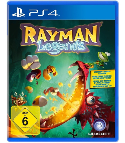 Jogo Rayman Legends Ps4 Disco Físico Original Português Br