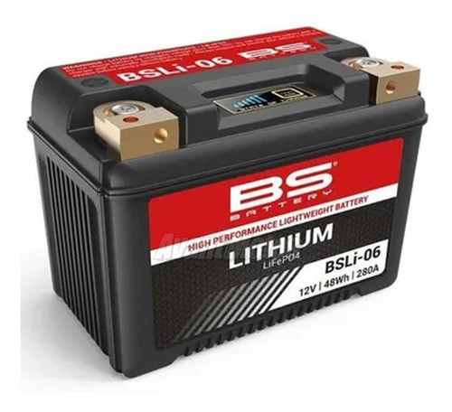 Bateria Litio Bs Bsli-06 /btz12s Btz14s Honda Xlv650 Avant