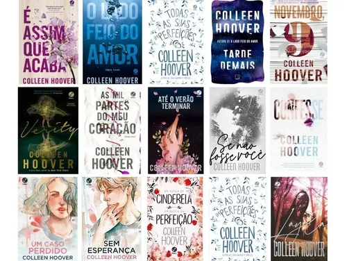 Kit Com 9 Livros Da Colleen Hoover De Sua Escolha!