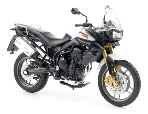 Welly Triumph Tiger 800 Motocicleta Escala 1:18 De Colección