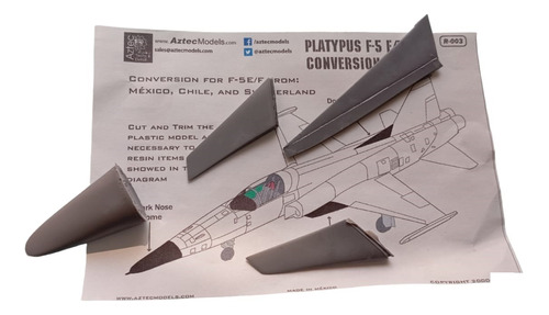 Kit De Conversión 1/32, Para El F-5e/f  (fam, Chile, Suiza) 