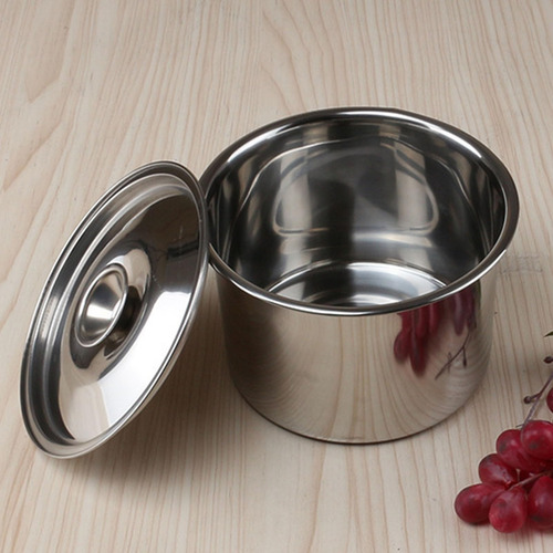 Sockpot De 12 Cm, Stew Pot De Acero Inoxidable Simple Con Ta