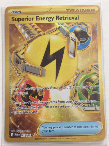 Pokémon Tcg Superior Energy Retrieval 277/193 Full Art
