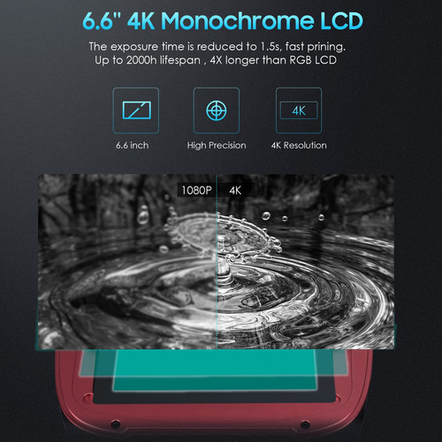 Impresora 3d Elegoo Mars 3 Lcd Resin 4k Ultra Monocromo 6.6
