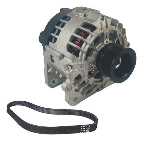 1 Alternador Tipo Bosch 90 Amp Vw Crossfox 06-17 Banda S/aac