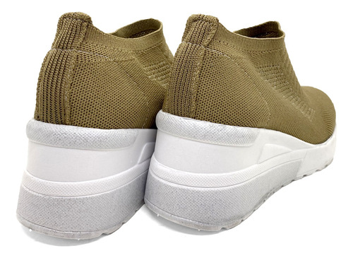 Zapatilla Taco Chino Mujer Elastizada Deportiva Livianas