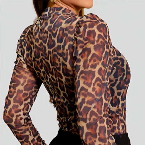 Blusa manga princesa transparente hotsell