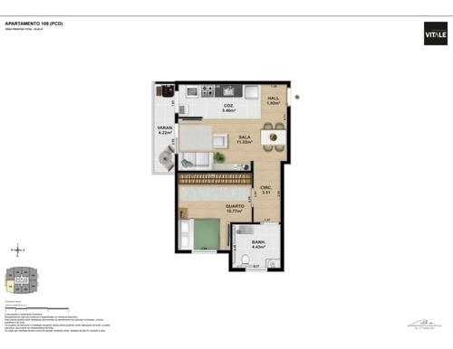 Imagem 13 de 14 de Apartamento - Ap02613 - 68902372