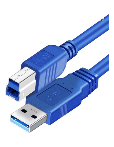 Cable Usb 3.0  Impresora Scaner  Tipo A - B  1.5 Mts