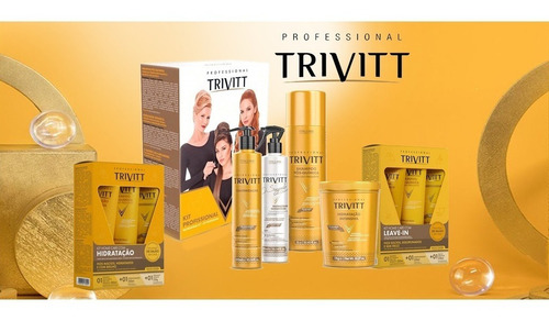 Fluido para Escova Com Proteção Térmica Trivitt 300ml