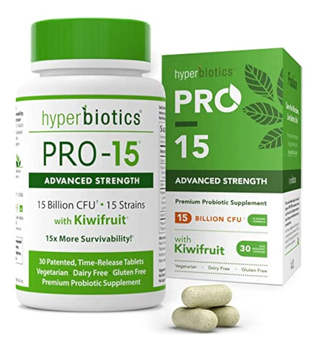 Hyperbiotics Pro-15 Probiotico De Fuerza Avanzada | Probioti