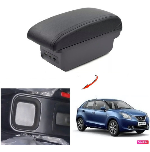 Consola Apoyabrazo- Suzuki Baleno Con Usb. Slider R