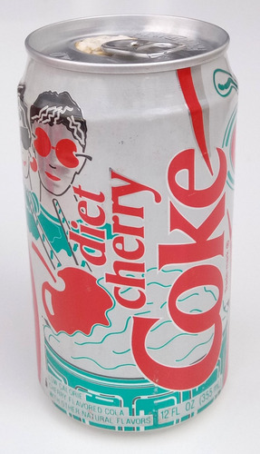 Lata Coca Cola Diet Cherry Coke Usa 89 Latitas Colección