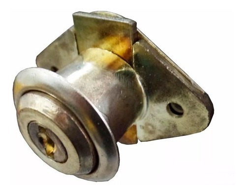 Cerradura Para Gavetas 22mm Dorado Caja 2 Llaves Zoe