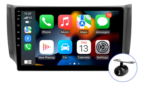 Estéreo 2gb Carplay Cámara Para Nissan Sentra B17 2013-2019