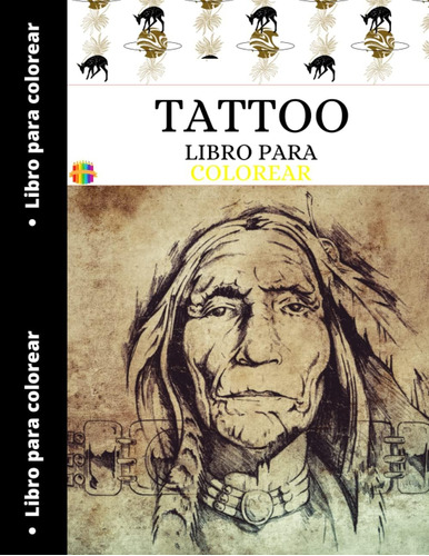 Libro: Libro Para Colorear De Tattoo: Diseños De Tatuajes Re