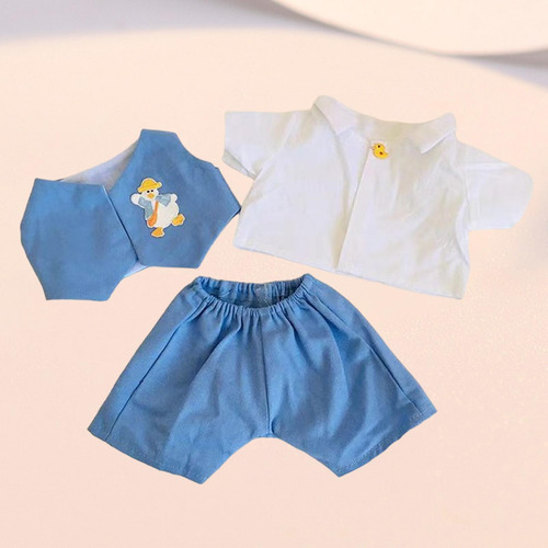 Conjunto De Pantalones Y Chaleco Con Figura De Felpa,