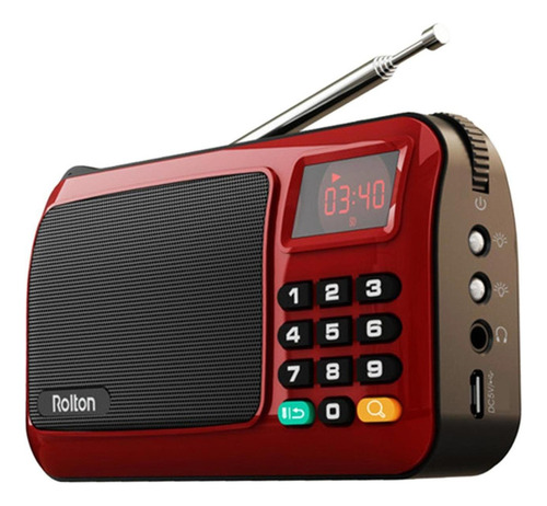 Bocina De Radio Fm Digital Multifunción Reproductor De