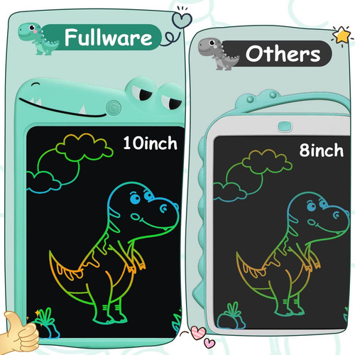Tableta De Escritura Lcd Para Niños, Diseño De 10 Colores