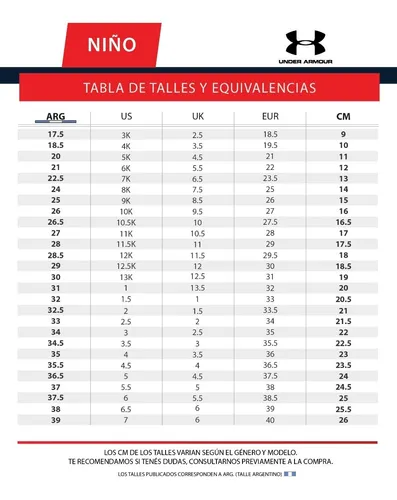Talles de zapatillas de bebe hot sale