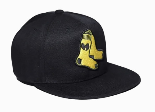 Gorra Visera Plana Boston Red Sox Wutang Clan Rap Ajustable