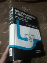 Comprar Libro Elementos De Hidráulica General Y Aplicada Rubio 