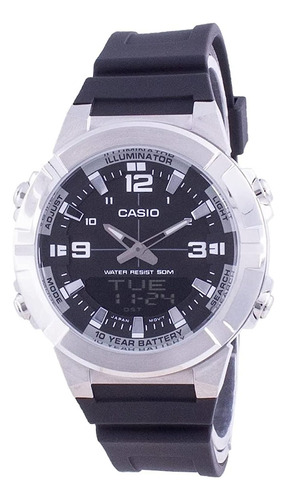 Reloj Para Hombre Casio Casio Amw870-1avdf Negro