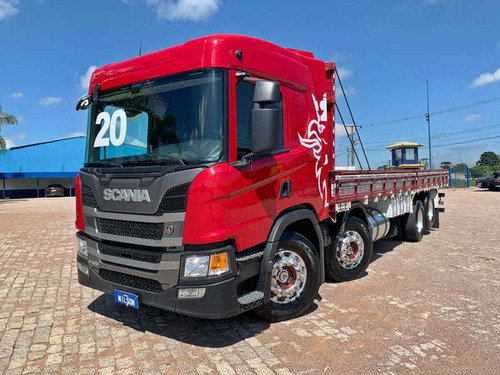 Scania P 320 8x2, 19/20, Carroceria De Madeira.