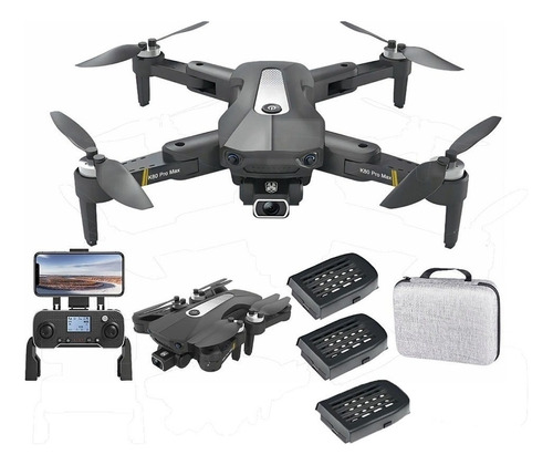 K80 Pro Dron Remoto 5g Wifi 8k Doble Cámara Hd 3 Batería