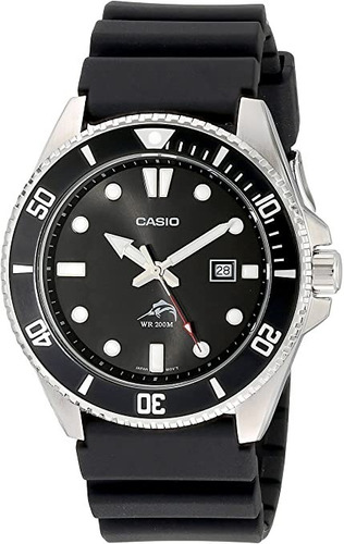 Reloj Analogico Casio Mdv106-1av 200m Duro Para Hombre, Negr