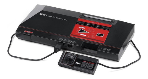 Console Sega Master System 8KB Standard cor  preto e vermelho