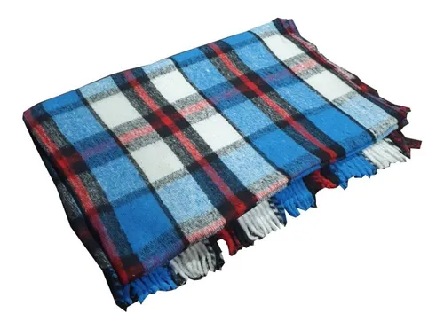 comprar 5 Cobijas Matrimonial Tilma De Cuadros 220x180cm Peso 1.5kg 