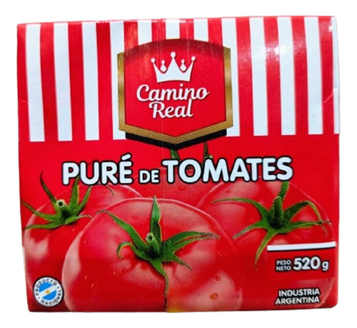 Pack Puré De Tomates Camino Real 520g X 24unid - Dh Tienda