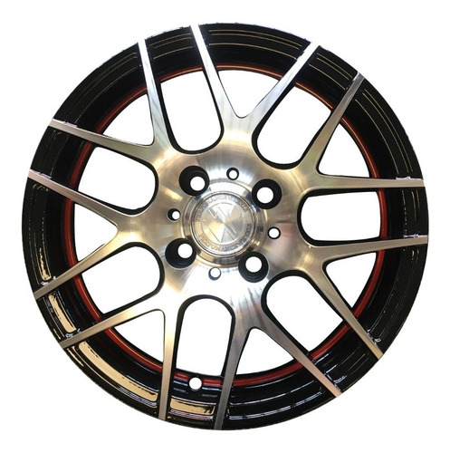 Llanta Aleacion Deportiva Qc 715 R14 4x100 Ruedas Bojanich 