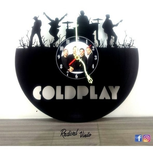Reloj De Vinilo Coldplay Chris Martin Regalos Decoracion
