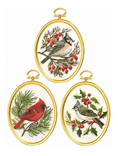 Janlynn Winter Birds Cross Stitch Supplies