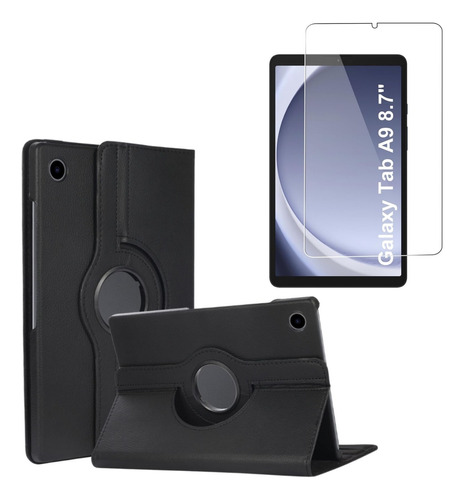 Funda Case + Mica De Vidrio Para Samsung Tab A9 8.7 Sm-x110